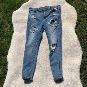 AEO ripped jeans